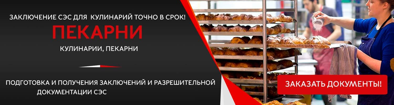 Документы для открытия пекарни в Егорьевске